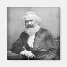 Portret van Karl Marx Magneten