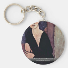 Portret van Mevrouw Reynouard door Modigliani Amed Sleutel Hangers