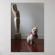 Pose des montagnes occidentale posters