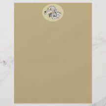 Poseur anglais dans l'ovale bronzage prospectus avec motif