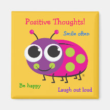 Positieve Gedachten - de Leuke Magneet van het Lie