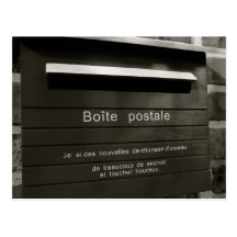 Postale de Boite Carte Postale