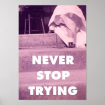 poster-10x14" - ne cessez jamais l'essai