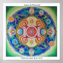 Poster "Chant du coeur de la Terre"