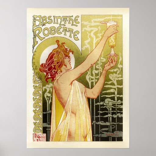 Poster/Druk: Alsem Robette - Jugendstil)