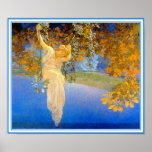 Poster/Druk: Mijmerijen - door Maxfield Parrish