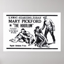 Poster van de de filmadvertentie van Mary Pickford