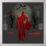 Poster van de Maaimachine van Hallloween het Onver