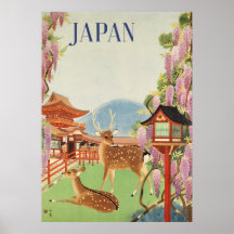 Poster van de Reis van Japan het Vintage
