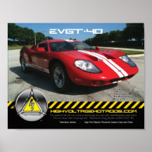 Poster van evgt-40 - de Auto van het Prototype HVH