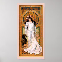 Poster vintage de Julia Arthur
