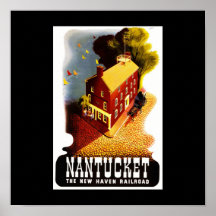 Poster-vintage reis-Nantucket