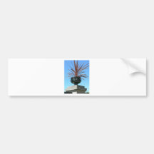 Pot met Rood Plant Bumperstickers