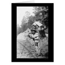 Potier rural au Mexique 1903 Cartes De Vœux