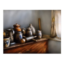 Pots - ordure assortie de cuisine cartes postales