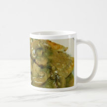 Poulet de champignons tasse à café