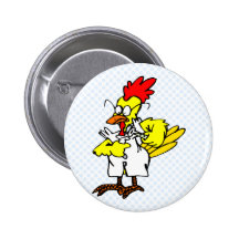 Poulet de Cheech Badge Avec Épingle