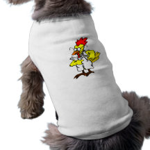 Poulet de Cheech Tee-shirts Pour Chien