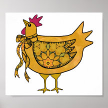 Poulet de pays poster