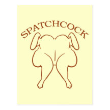 Poulet de Spatchcock Carte Postale