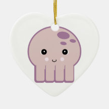 poulpe mignon de kawaii décoration pour sapin de noël