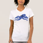 poulpe mustached avec un monocle t-shirt