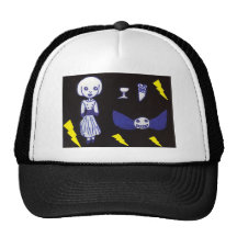 Poupée de Goth Casquettes De Camionneur
