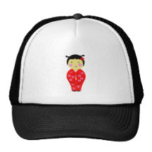 Poupée japonaise casquette