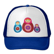 Poupées de Matryoshka Casquettes