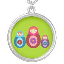 Poupées de Matryoshka Colliers