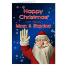 Pour la maman et le Stepdad, Père Noël ondulant la