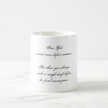 Pour la tasse de la femme