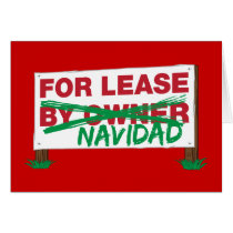 Pour le bail Navidad - le Noël drôle de Feliz Navi cartes