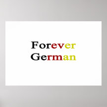 Pour toujours Allemand Poster