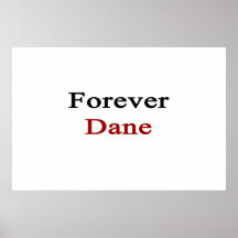 Pour toujours Danois Posters