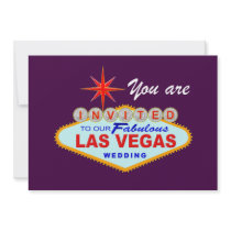POURPRE de faire-part de mariage de Las Vegas