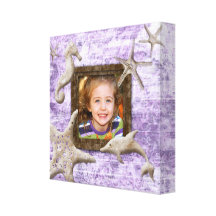 Pourpre de modèle photo d'impression de toile d'en toile tendue sur châssis