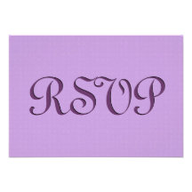 Pourpre lilas RSVP mariage damassé S217 Invitation Personnalisable
