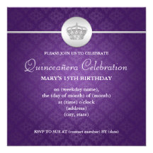 Pourpre royal de couronne de partie de célébration bristols