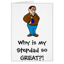 Pourquoi est mon Stepdad si GRAND ? ! Carte De Vœux