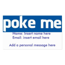 Poussez-moi carte de Facebook