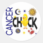 Poussin 1 de Cancer Adhésifs Ronds