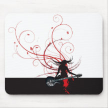 Poussin abstrait Mousepad de roche Tapis De Souris