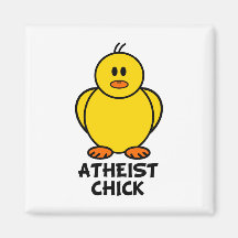 Poussin athée magnets pour réfrigérateur