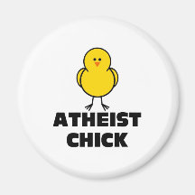 Poussin athée magnets pour réfrigérateur