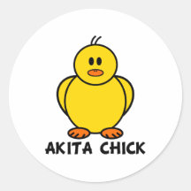 Poussin d'Akita Adhésif