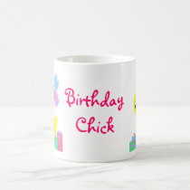 Poussin d'anniversaire tasses
