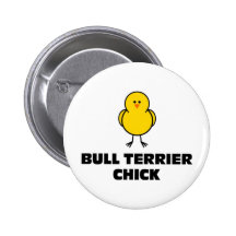 Poussin de bull-terrier pin's avec agrafe