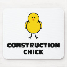 Poussin de construction tapis de souris