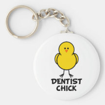 Poussin de dentiste porte-clés